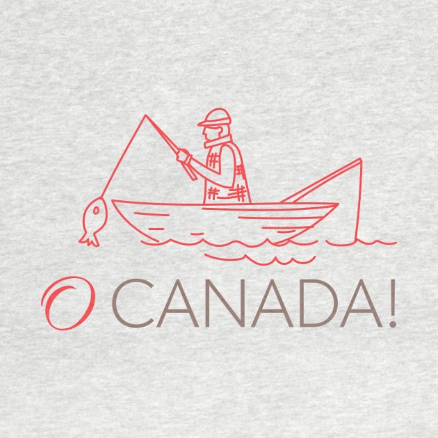 Oh Canada - Fishing by SWON Design